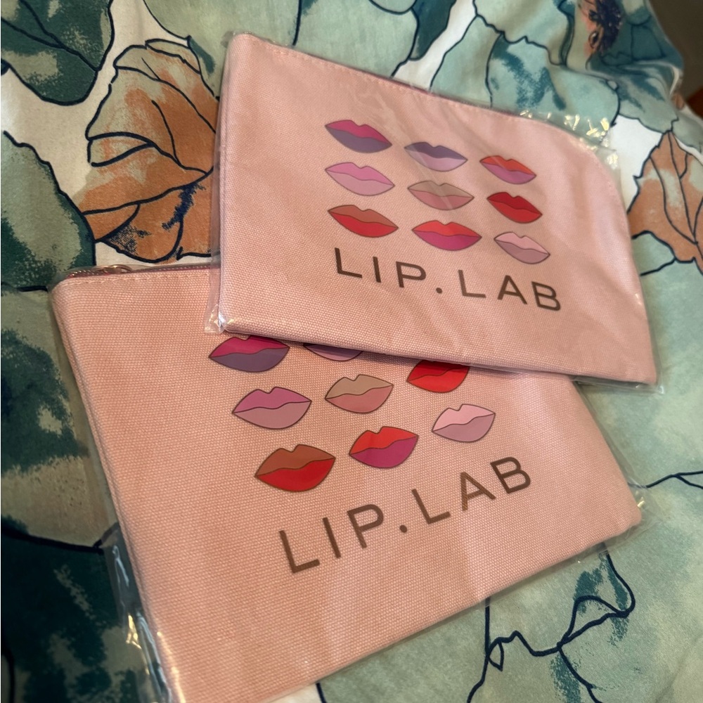 Bite Beauty Lip Lab Pink Cosmetic Bag